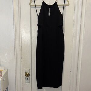 bebe Black Backless Dress